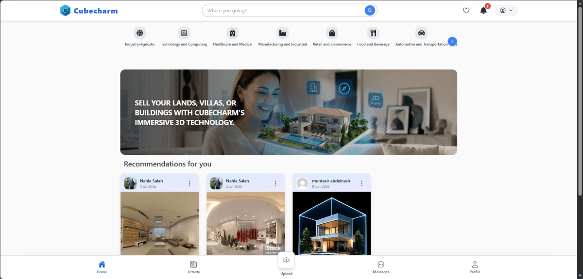 CubeCharm — Real Estate Social Marketplace - Monolithic